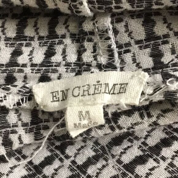 En Crème Gray White Vest Size M - Picture 6 of 6